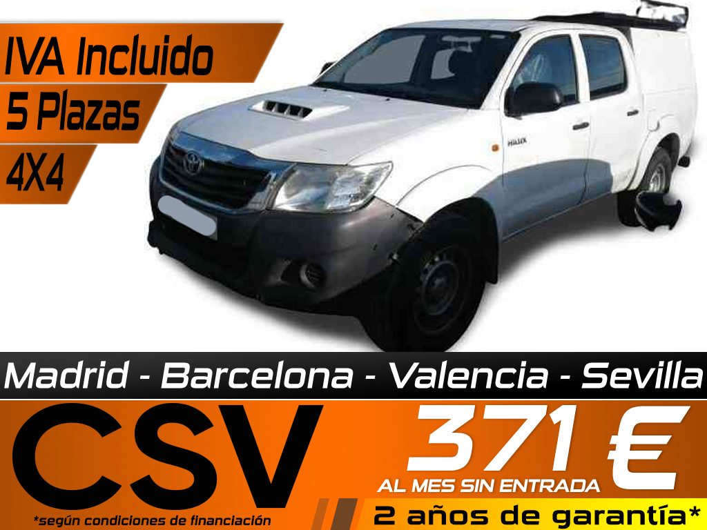 Foto 1 de Toyota Hilux 2016 en venta en CSV Motor VALDEFUENTES