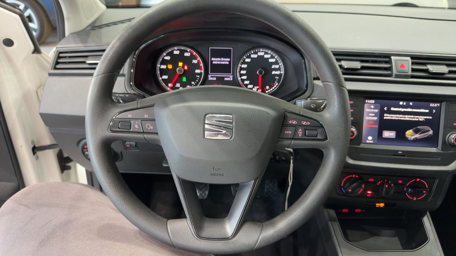 SEAT IBIZA — detalle del volante | CSV Motor VALDEFUENTES
