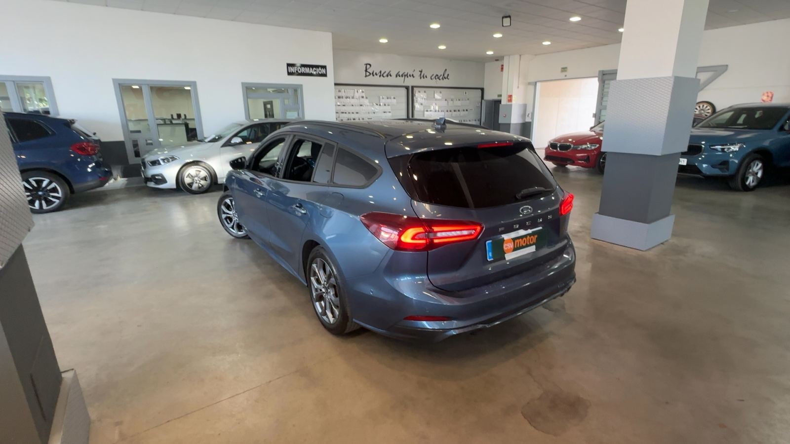 FORD FOCUS — vista 3/4 trasera izquierda | CSV Motor VALDEFUENTES