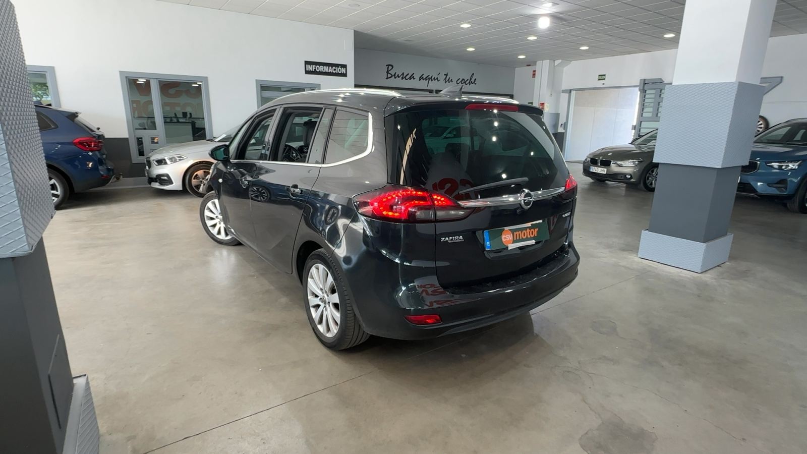OPEL ZAFIRA — vista 3/4 trasera izquierda | CSV Motor VALDEFUENTES