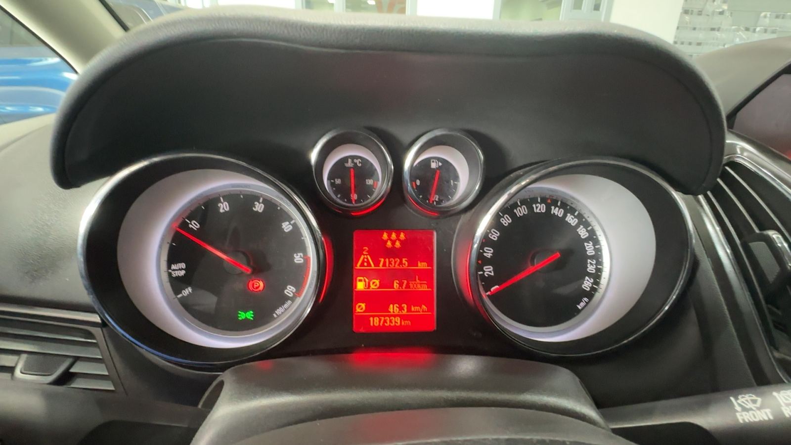 OPEL ZAFIRA — cuadro de kilómetros | CSV Motor VALDEFUENTES