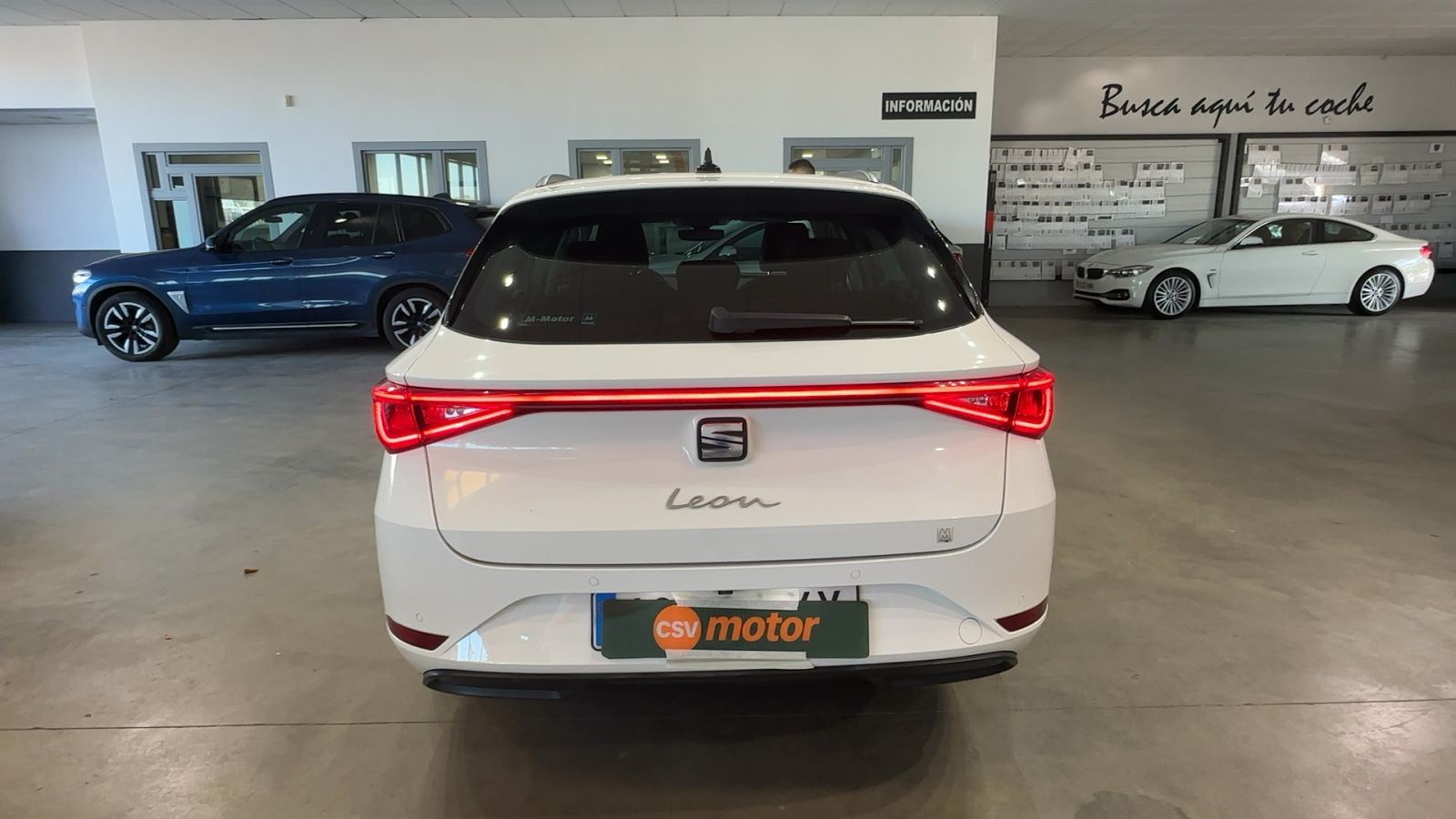 SEAT LEON — detalle trasero | CSV Motor VALDEFUENTES