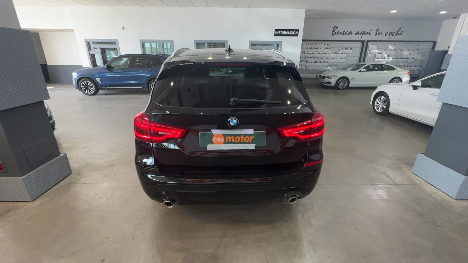 BMW X3 — vista 3/4 trasera izquierda | CSV Motor VALDEFUENTES