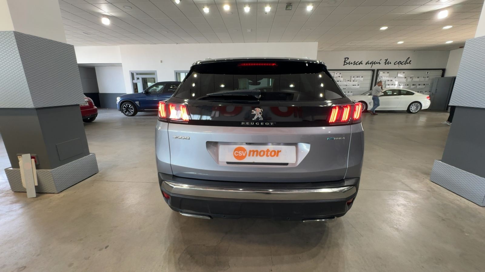 PEUGEOT 3008 — vista 3/4 trasera izquierda | CSV Motor SEVILLA
