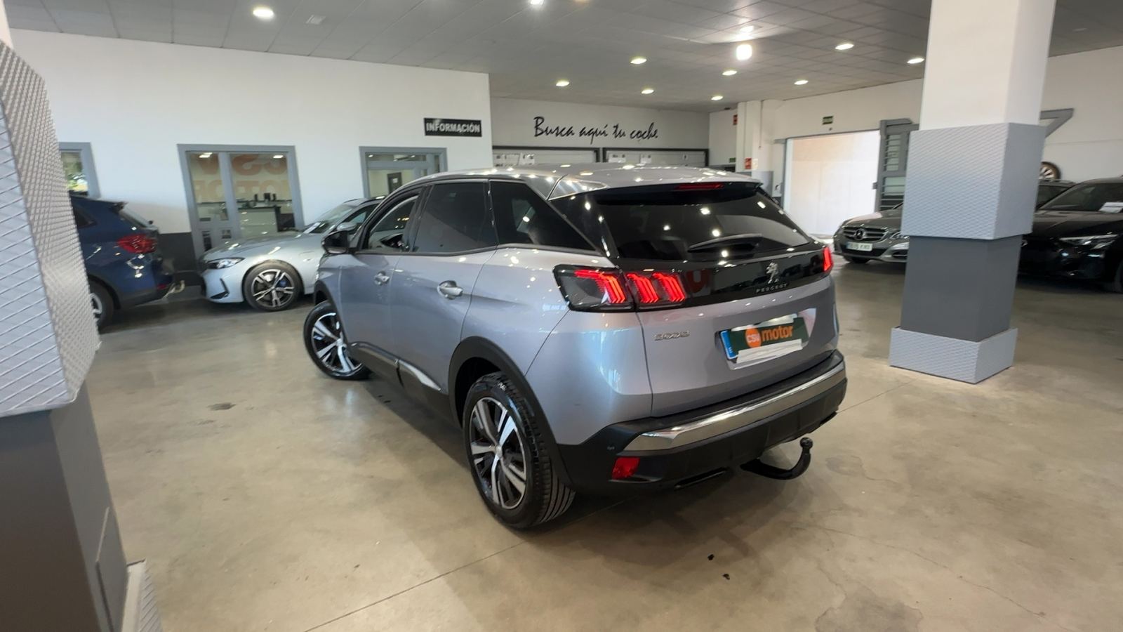 PEUGEOT 3008 — vista 3/4 trasera izquierda | CSV Motor VALDEFUENTES