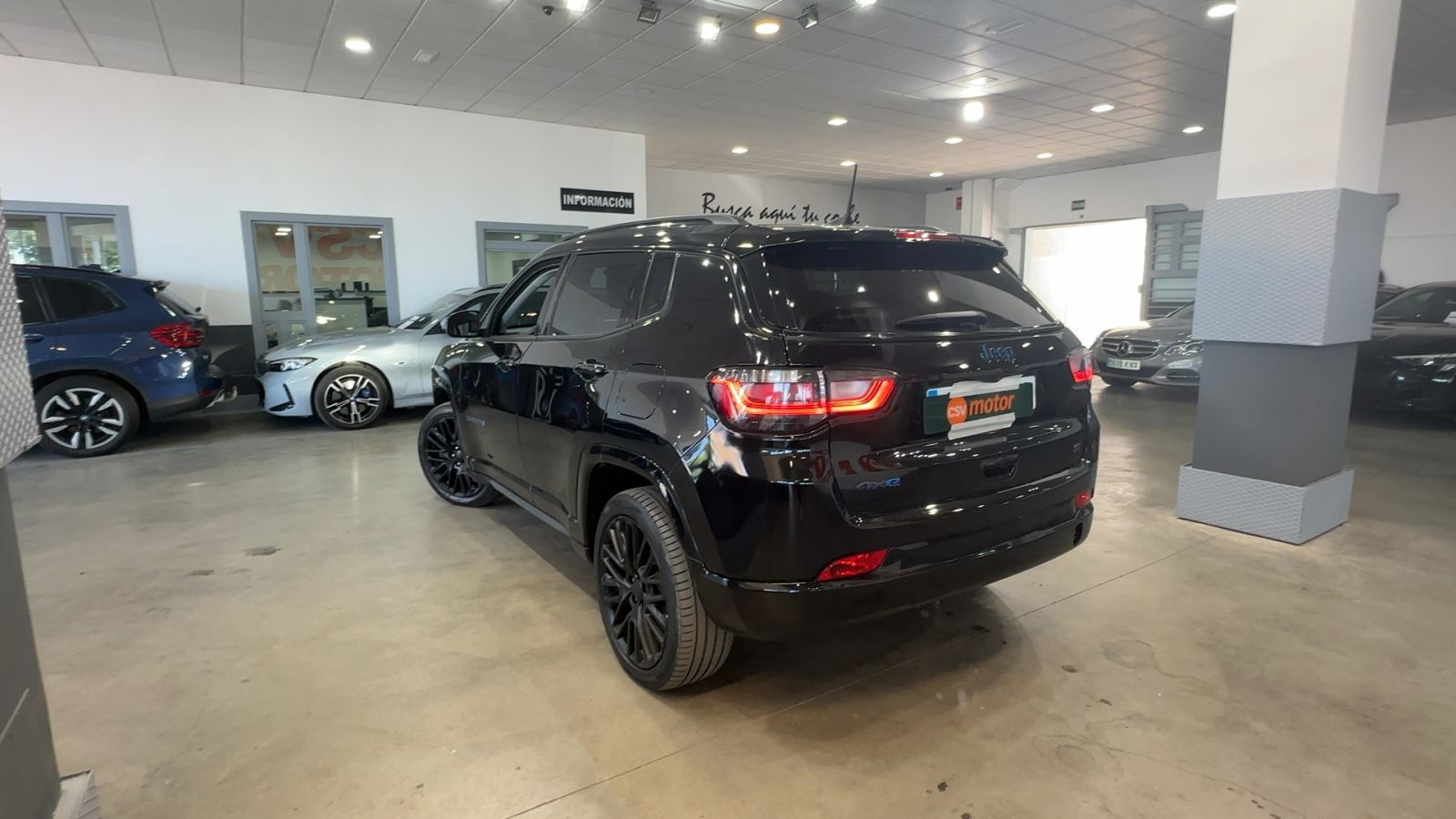 JEEP COMPASS — vista 3/4 trasera izquierda | CSV Motor VALDEFUENTES
