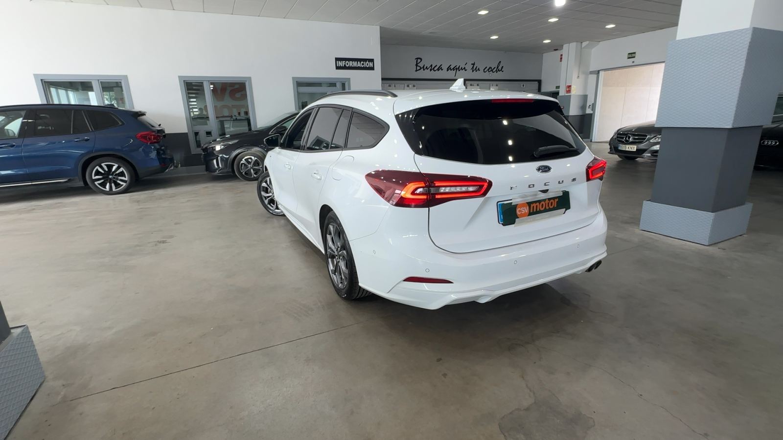 FORD FOCUS — vista 3/4 trasera izquierda | CSV Motor VALDEFUENTES