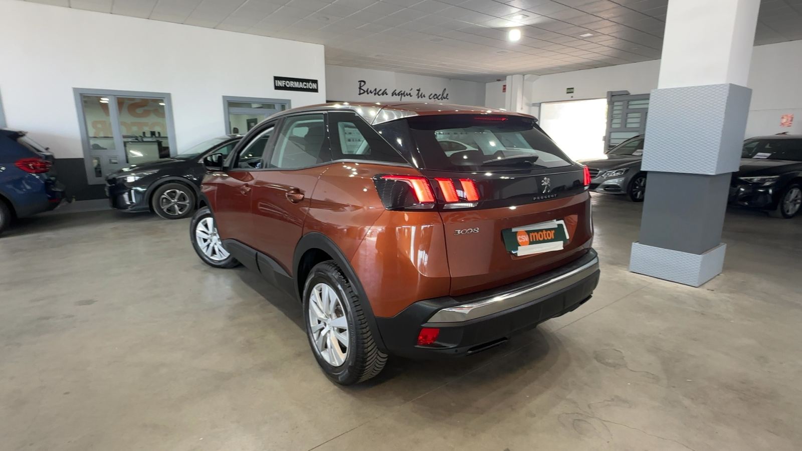 PEUGEOT 3008 — vista 3/4 trasera izquierda | CSV Motor BARCELONA
