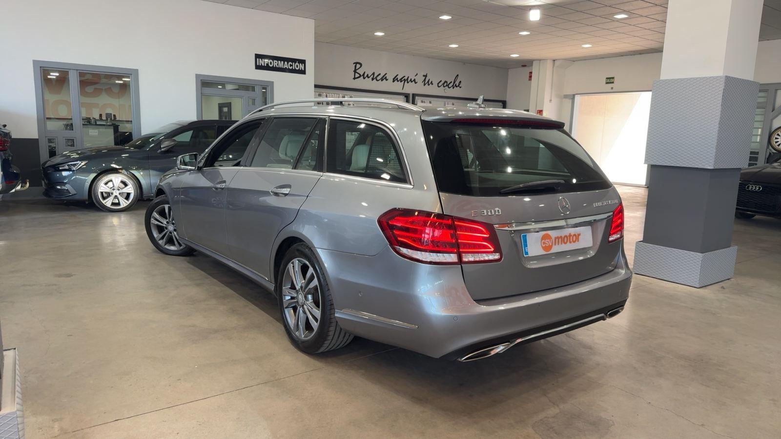 MERCEDES CLASE E — vista 3/4 delantera derecha | CSV Motor VALDEFUENTES