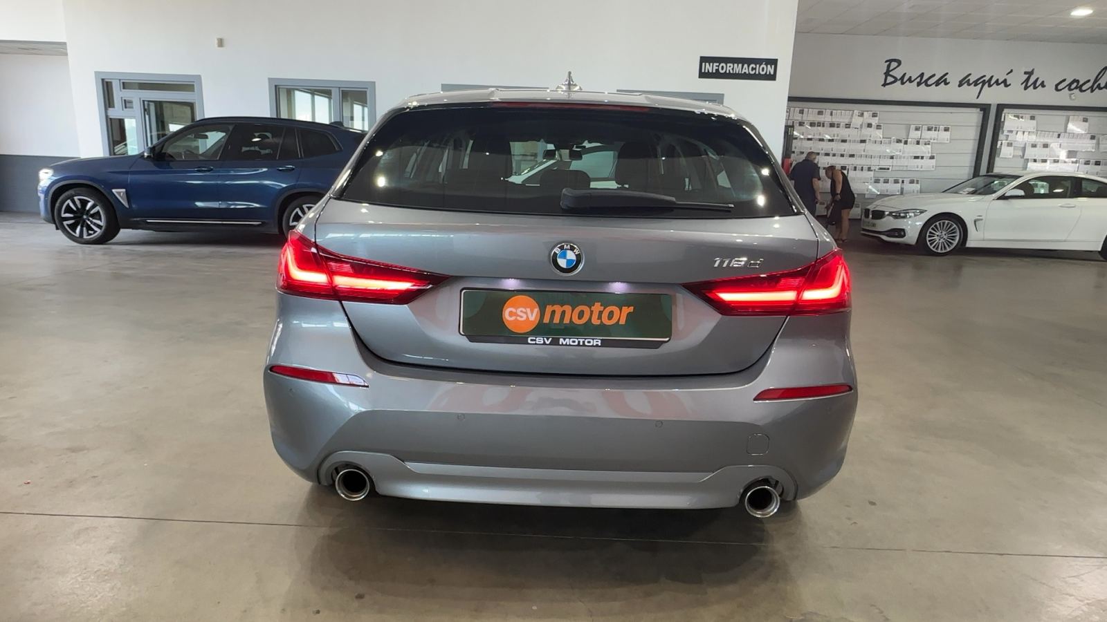 BMW SERIE 1 — detalle trasero | CSV Motor VALDEFUENTES