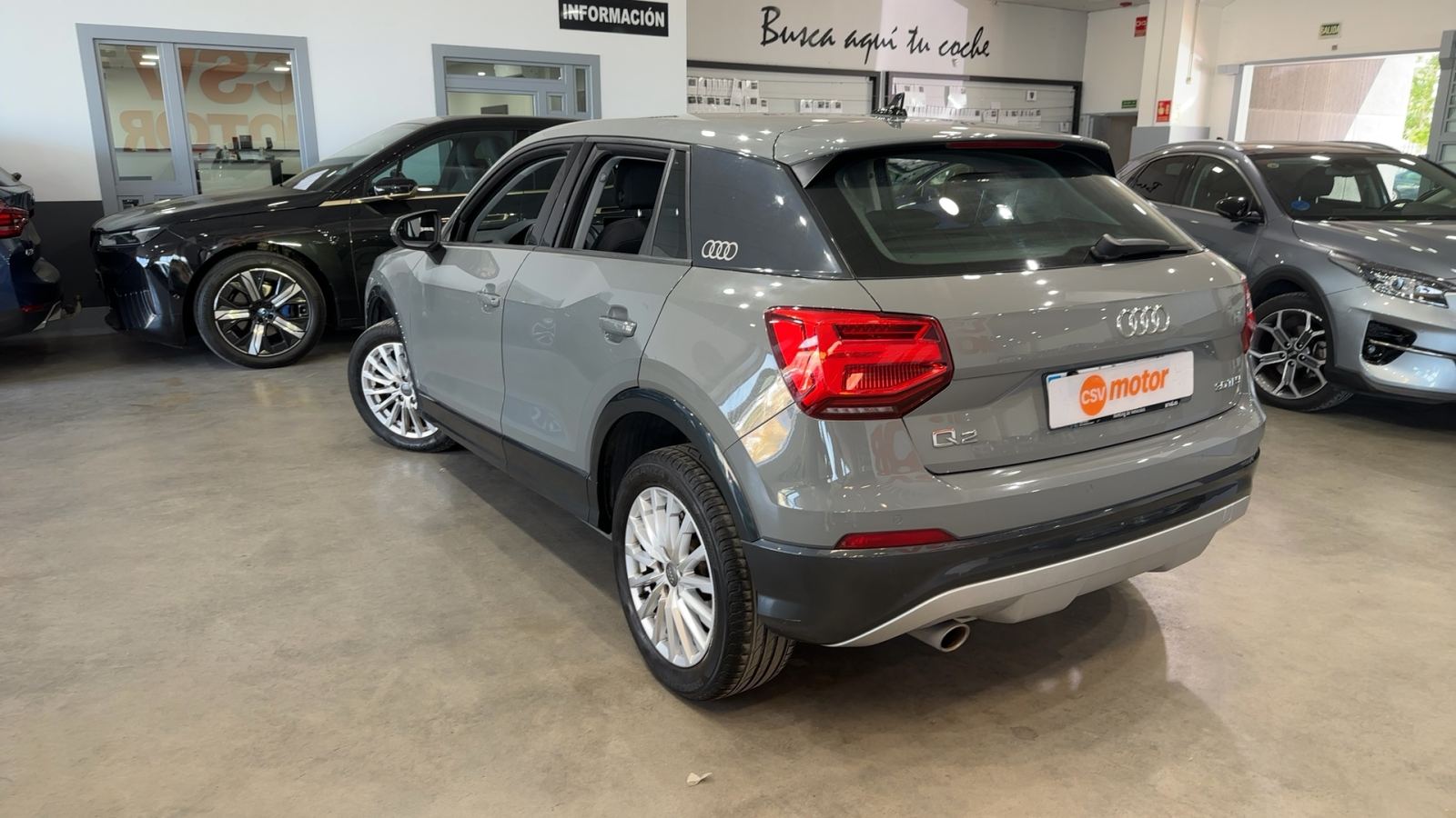 AUDI Q2 — vista 3/4 trasera izquierda | CSV Motor VALDEFUENTES
