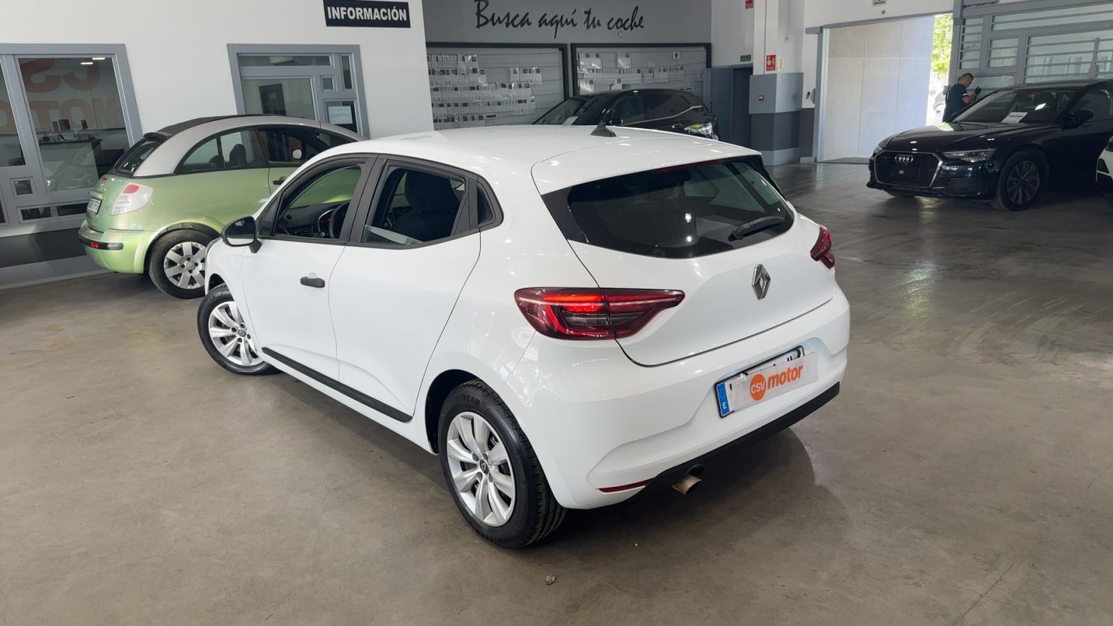 RENAULT CLIO — vista 3/4 trasera izquierda | CSV Motor VALDEFUENTES